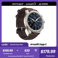 Nowy Zepp Z Smartwatch mody 12 trybów sportowych 1.39 ''wyświetlacz AMOLED 326 ppi 50 zegarek stoi tętna monitorowanie jakości snu 1